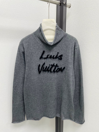 25fw Half high neck knitted sweater