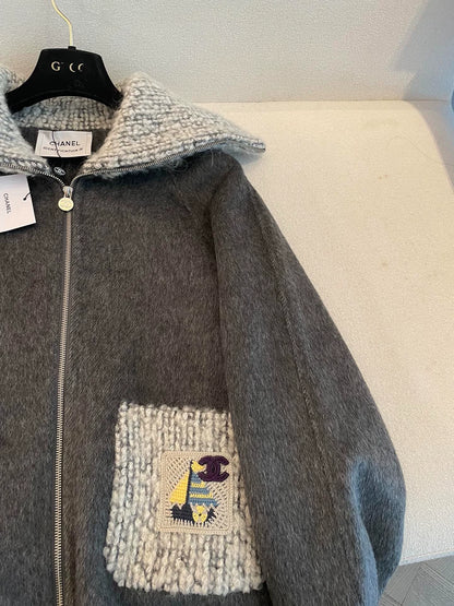 25fw Collar knit jacket（Medieval Series）
