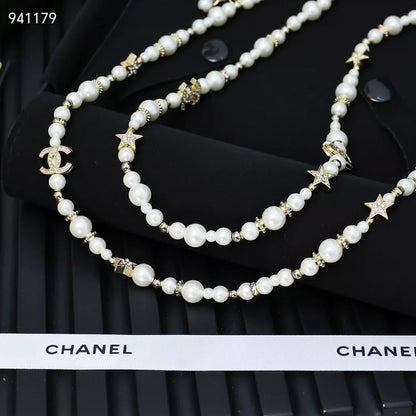 Star Pearl Sweater Chain
