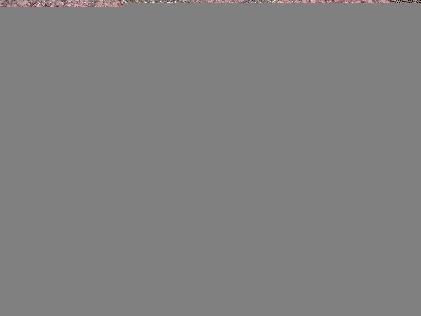 Tweed Beaded Coat Pink White Cotton Acrylic 251307