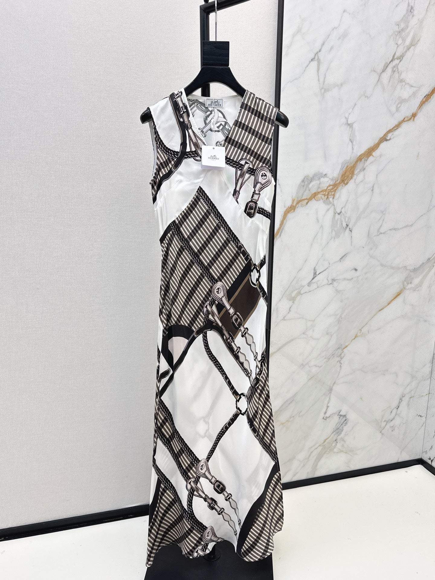 25ss silk sleeveless dress