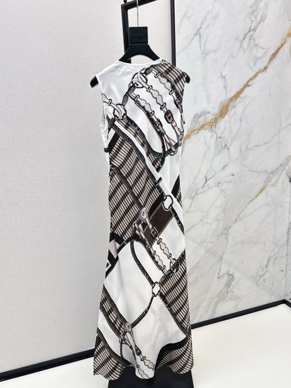 25ss silk sleeveless dress