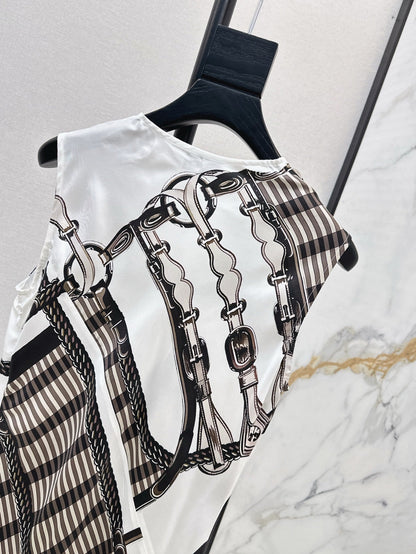 25ss silk sleeveless dress