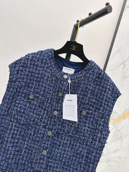 25ss woven vest