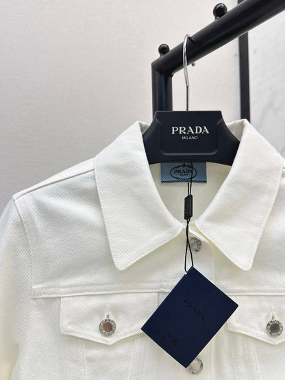 25SS DENIM CROP JACKET