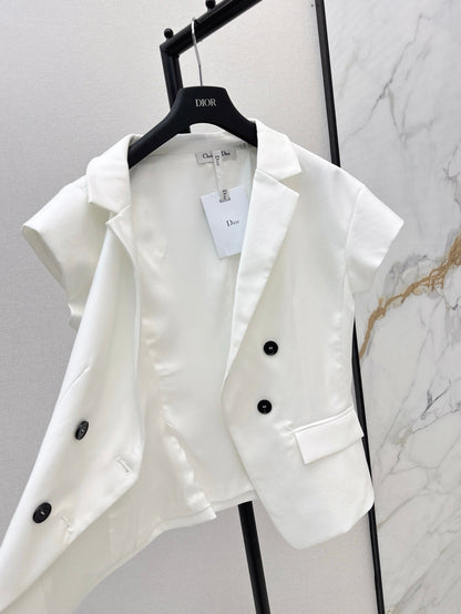25ss slant collar vest