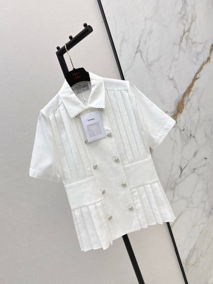 25ss pleated shirt