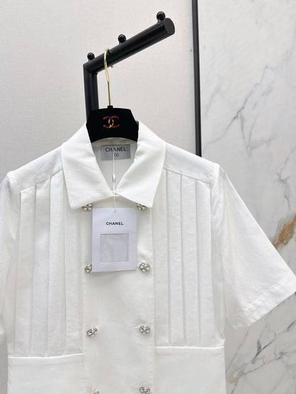 25ss pleated shirt