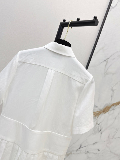 25ss pleated shirt