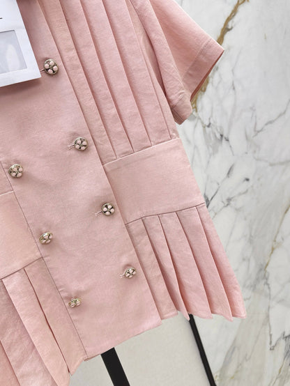 25ss pleated shirt