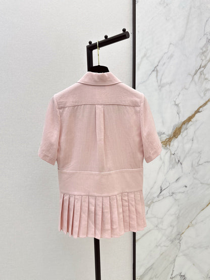25ss pleated shirt
