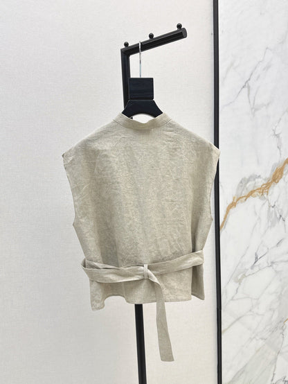 25ss linen vest