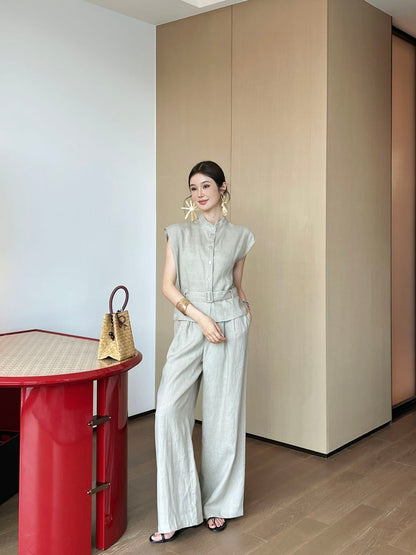 25ss linen vest