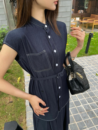 25ss denim vest