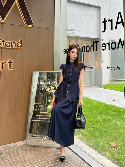 25SS denim skirt