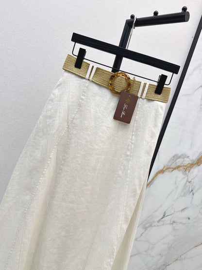 25ss linen skirt