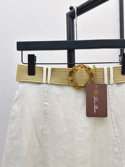 25ss linen skirt