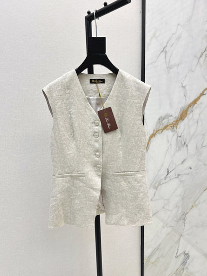 25ss linen vest