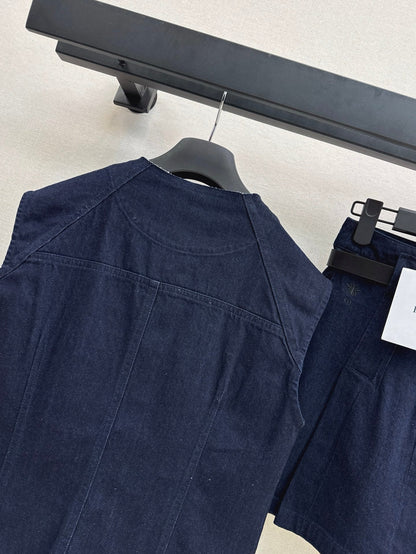 25ss denim vest