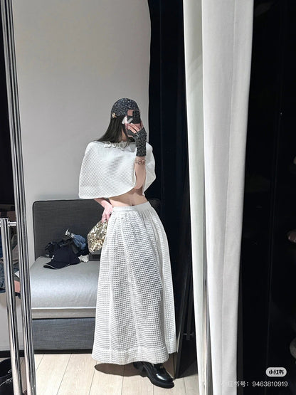 25ss woven skirt