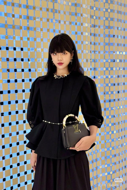 25ss ruffle coat