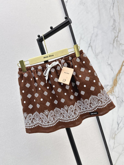 25ss linen skirt