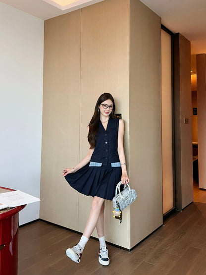 25ss pleated skirt