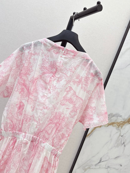 25SS print dress