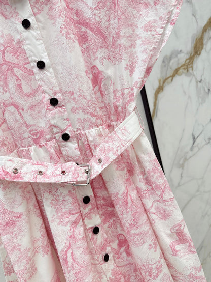 25SS print dress