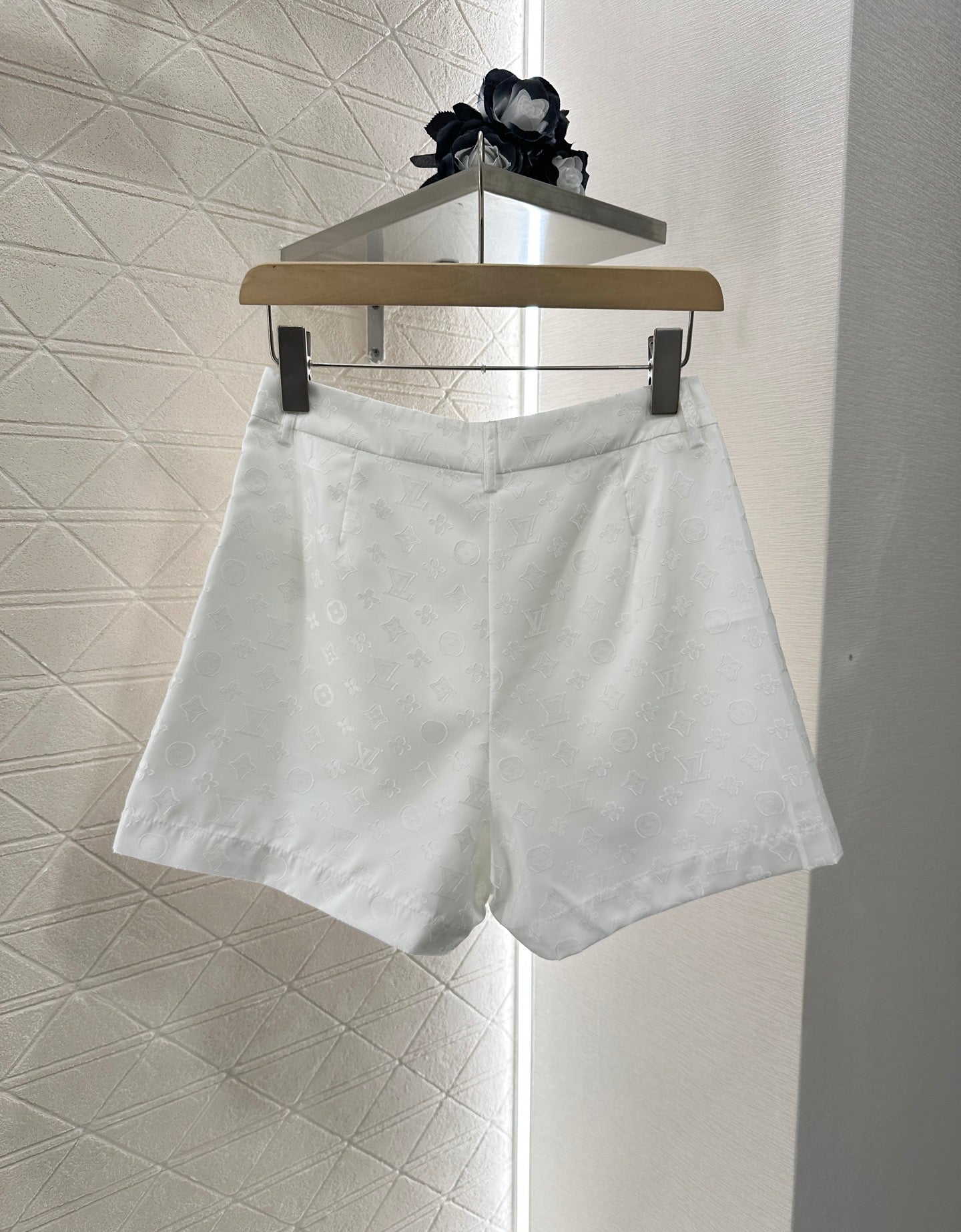 2025 new product Long-sleeved shorts suit