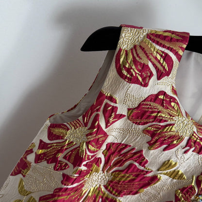 25 New Bright Silk Jacquard Dress