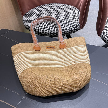 Popular straw hat and bag two-piece set