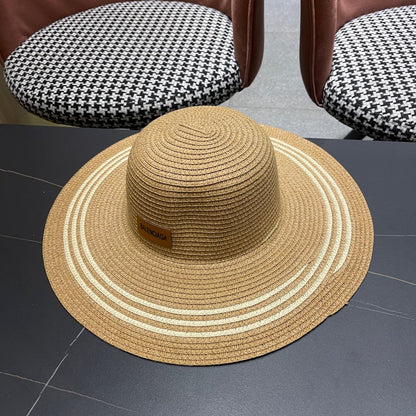 Popular straw hat and bag two-piece set