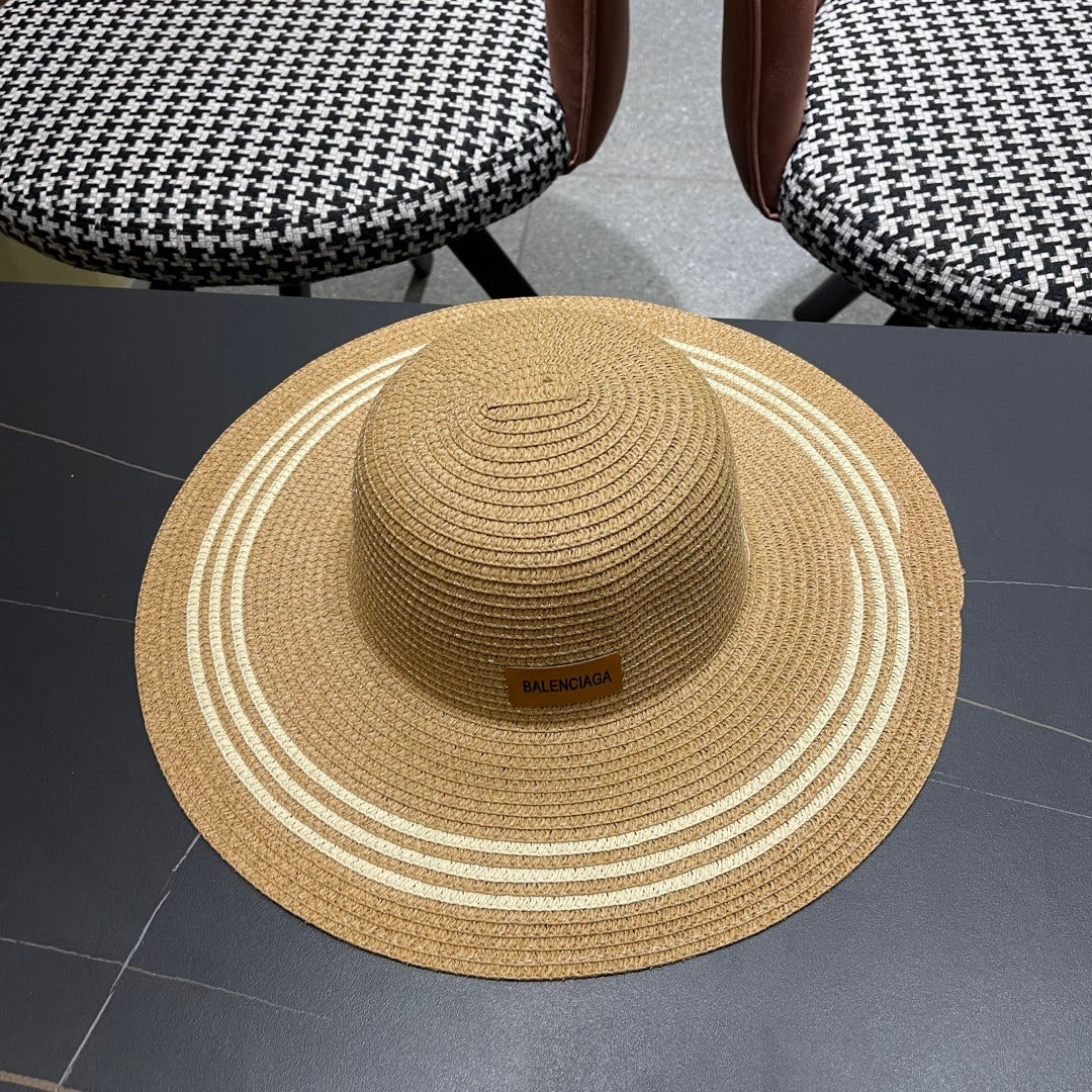 Popular straw hat and bag two-piece set
