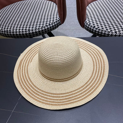 New straw hat bag two-piece set