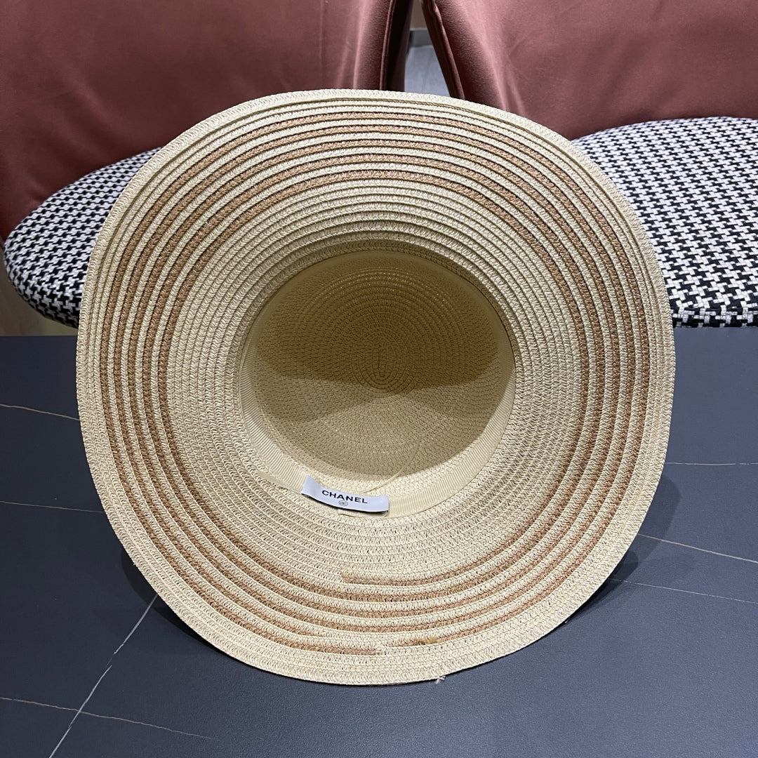 New straw hat bag two-piece set