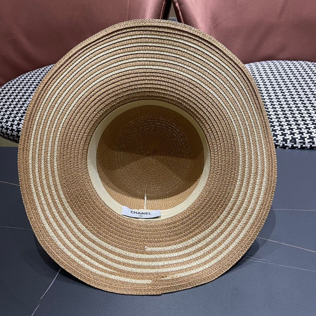 New straw hat bag two-piece set