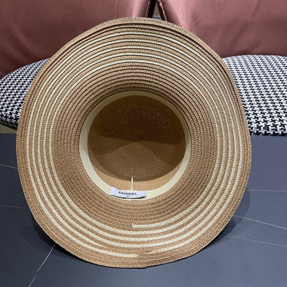 New straw hat bag two-piece set