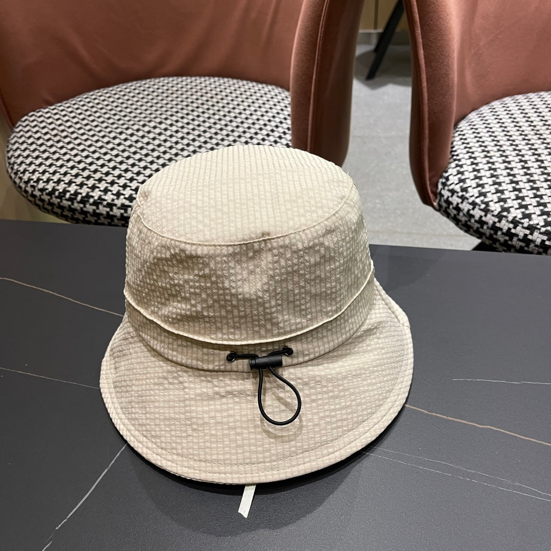 New drawstring bucket hat