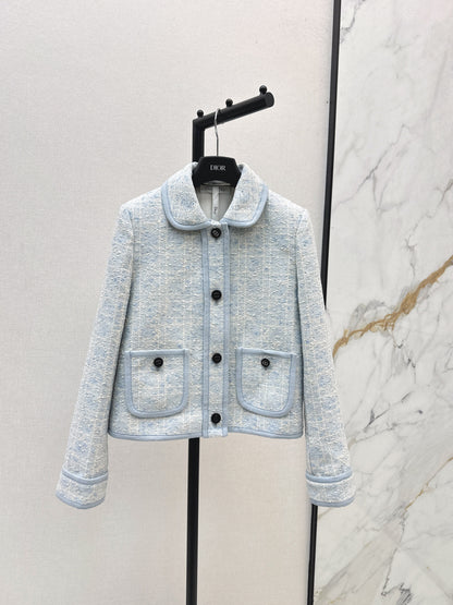 25fw new rattan check lapel jacket