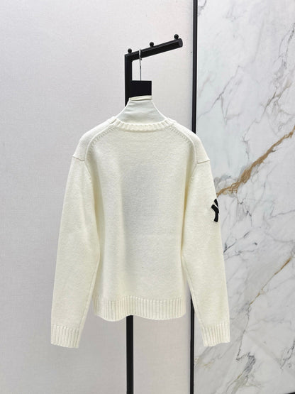 25fw new baseball bear pullover sweater