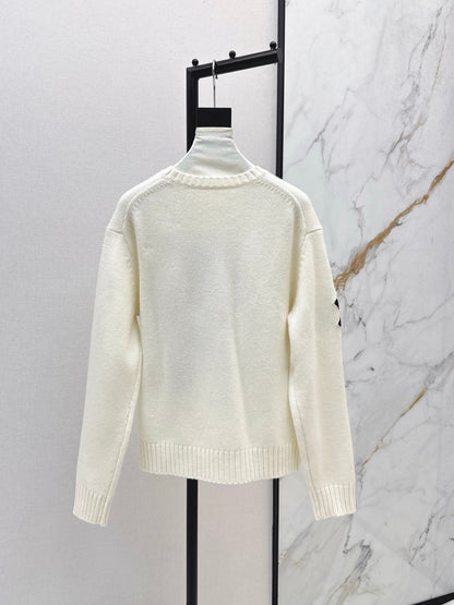 25fw new baseball bear pullover sweater