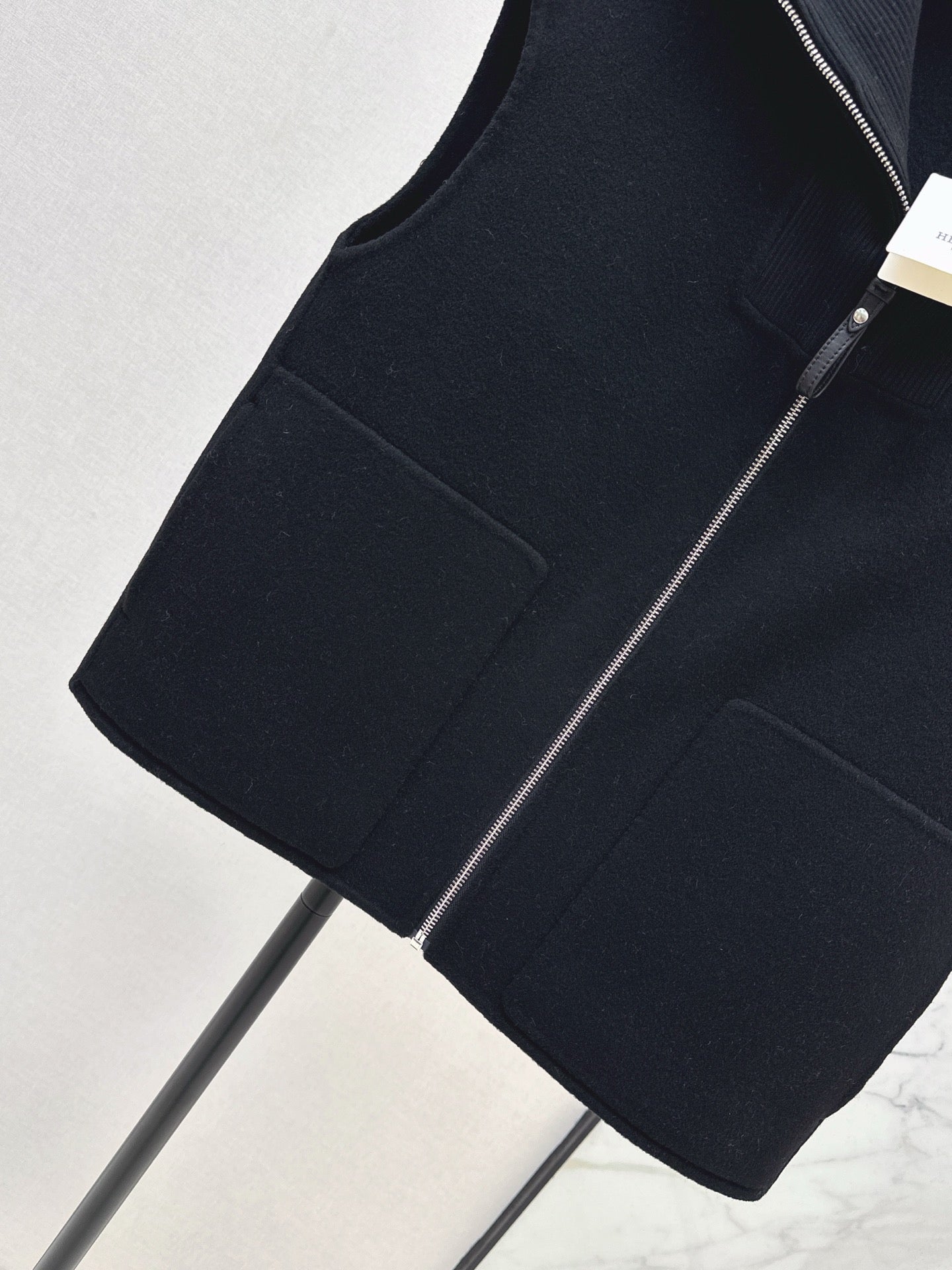 25fw new lapel stitching wool vest