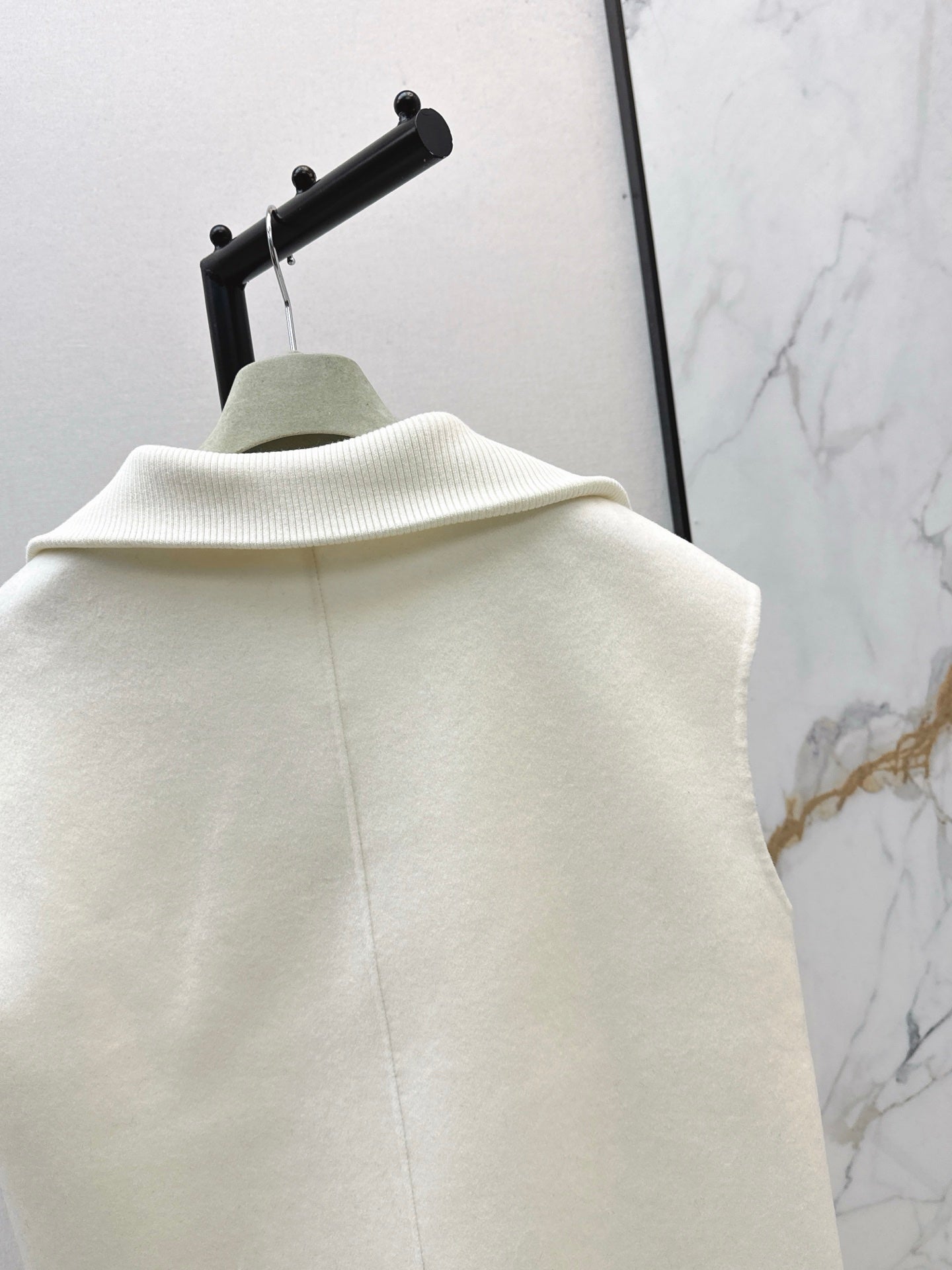 25fw new lapel stitching wool vest