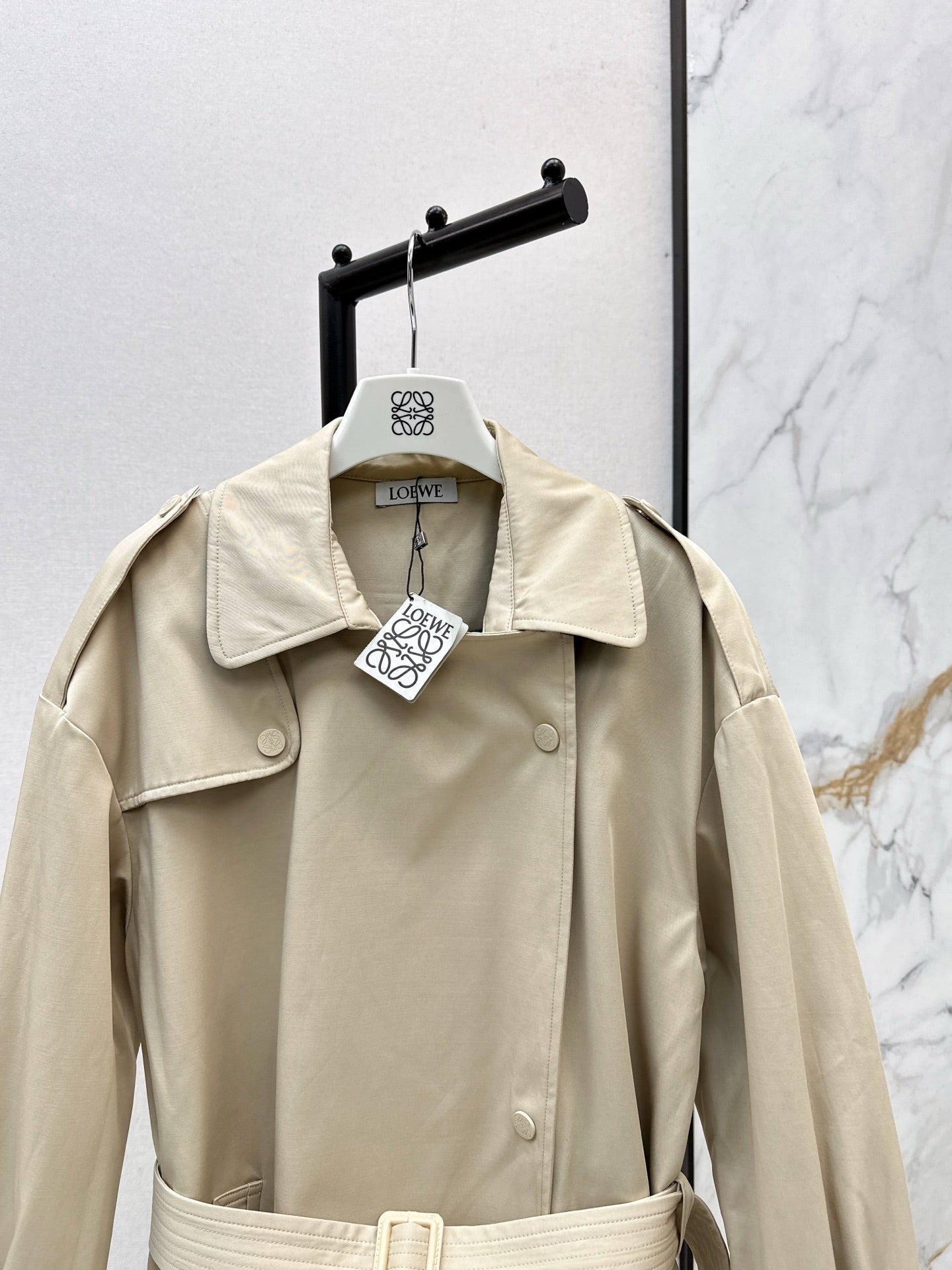 25fw new mid-length windbreaker jacket