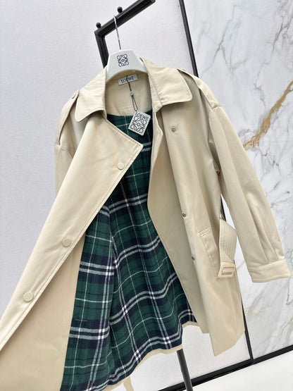 25fw new mid-length windbreaker jacket