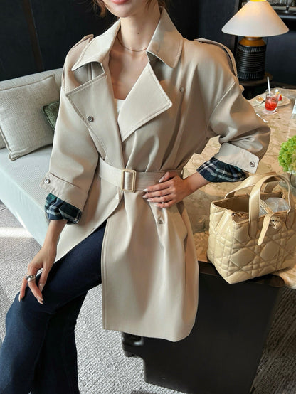 25fw new mid-length windbreaker jacket