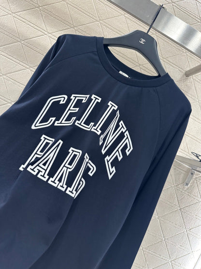 25fw new round neck contrast color long sleeve