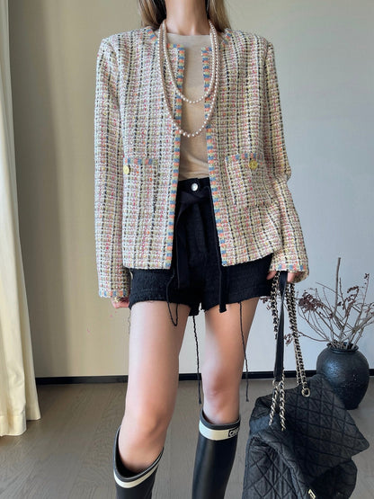 25fw new woven tweed jacket