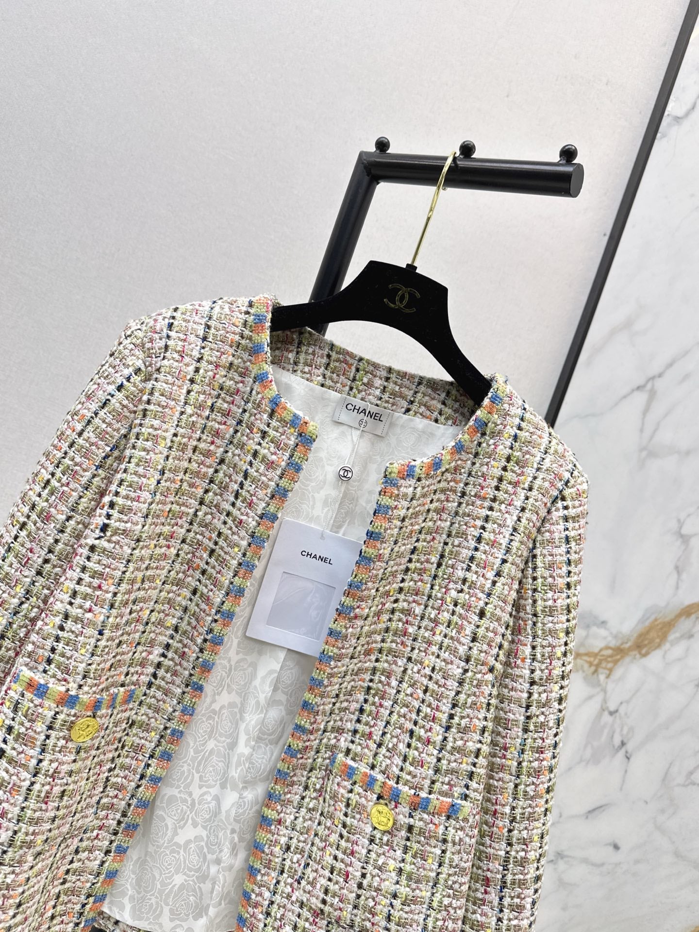 25 New woven woolen woolen woolen coat